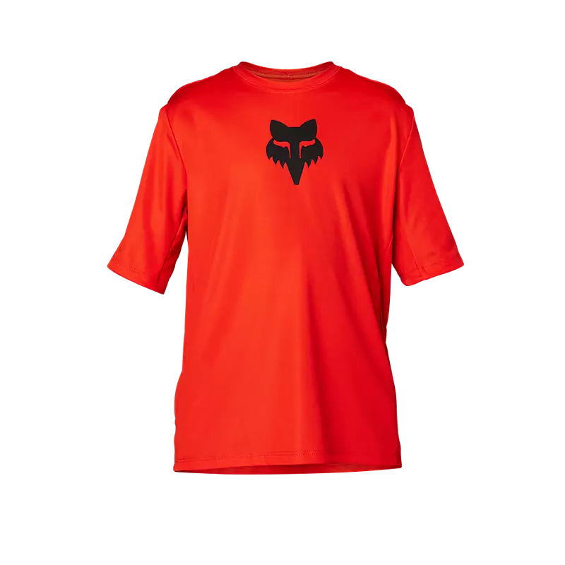 FOX Youth Ranger Mountain Bike Jersey in Flo Red-1